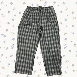 Plaid urban outfitters pants